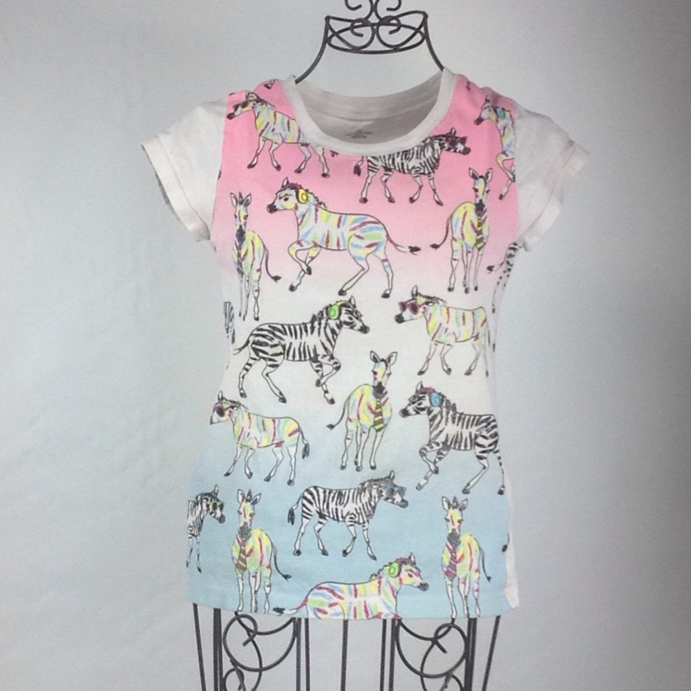 Girls zebra t-shirt - Picture 2 of 8